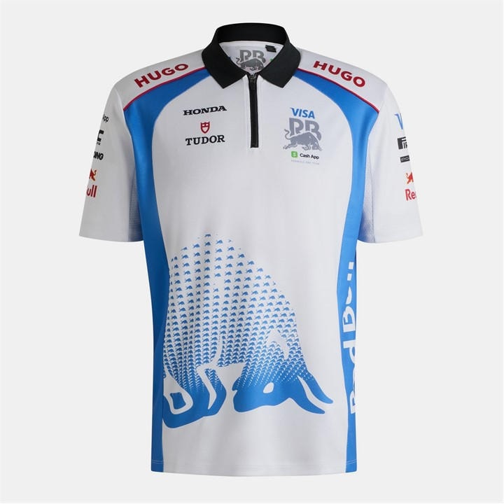 Hugo Men's White Boss Red Bull F1 Short Sleeve Polo Shirt (2025) in Size XS, Sports Direct