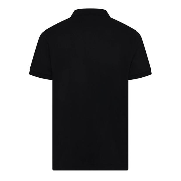 BLACK - Gant - Men's Tonal Shield Rugger Short Sleeve Polo Shirt