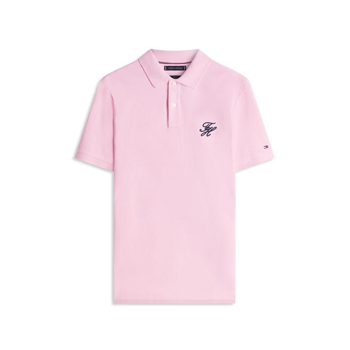 Tommy Hilfiger Men's Blue Short Sleeve Polo Shirt in Size L, Sports Direct