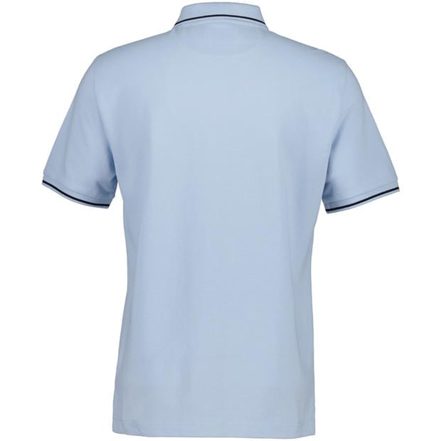 Fresh Blue 457 - Gant - Tipped Pique Polo Shirt