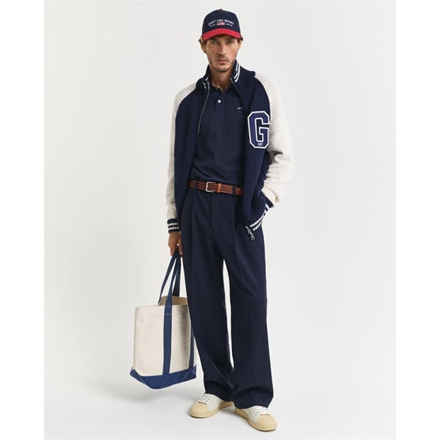 Evenng Blue 433 - Gant - Tipped Pique Polo Shirt