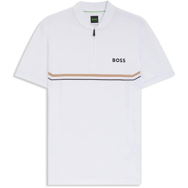 Boss Men's White Pl Toc Spin Bodymapp 10276669 in Size M, Sports Direct