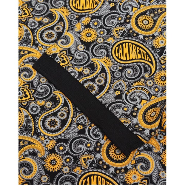 Black - Lambretta - Pasly Polo Shirt Mens