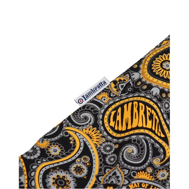Black - Lambretta - Pasly Polo Shirt Mens