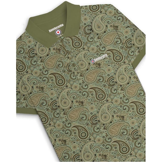 Khaki - Lambretta - Pasly Polo Shirt Mens