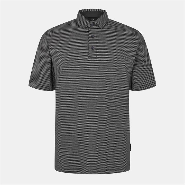 Armani Exchange Men's Navy Fb075 Short Sleeve Polo Shirt - M - Image 2