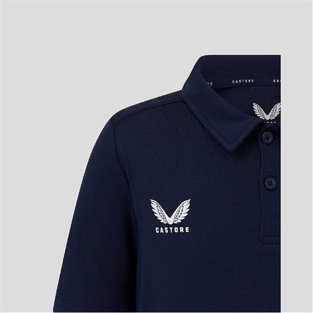 Peacoat - Castore - Unisex Kids' Short Sleeve Polo Shirt