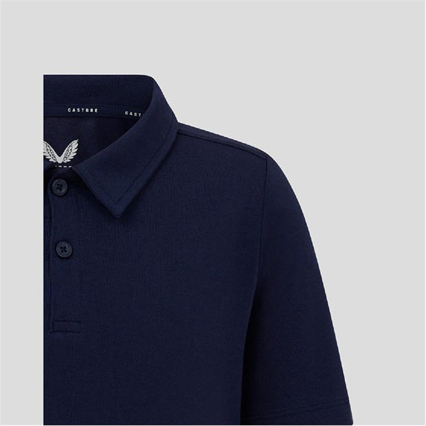Peacoat - Castore - Unisex Kids' Short Sleeve Polo Shirt