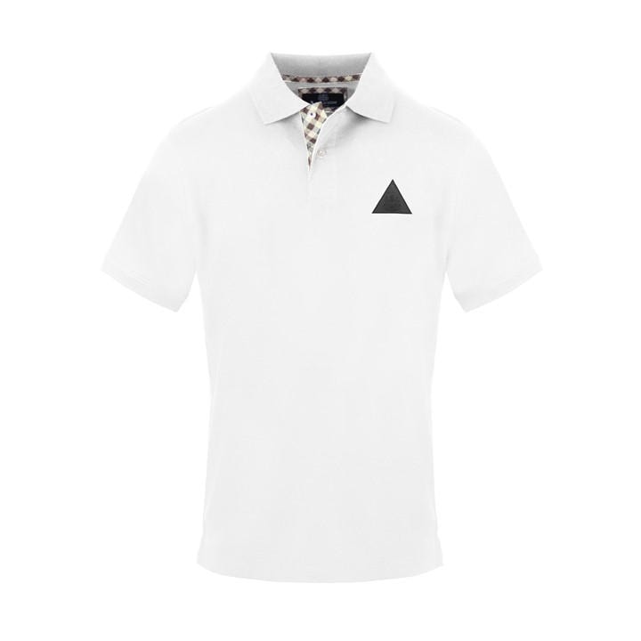 Aquascutum Men's White Polo Short Sleeve Polo Shirt in Size L, Sports Direct