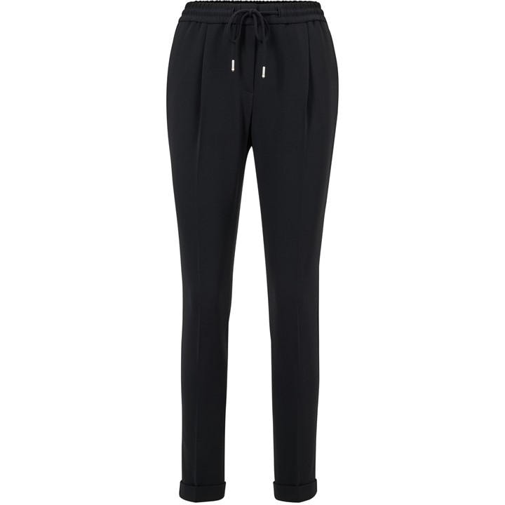 Boss Women's Black Tariyana9 Straight Leg Trouser in Size 4, Sports Direct