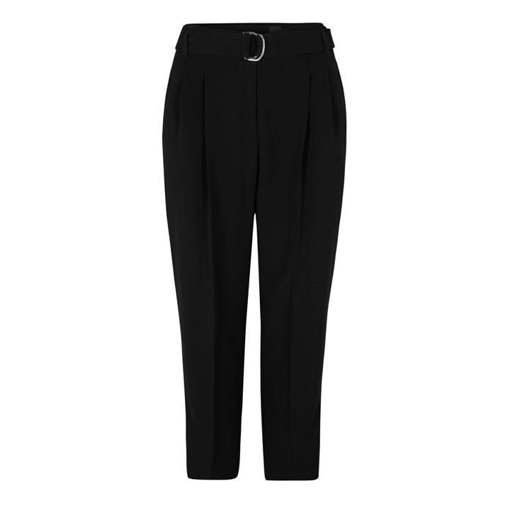 Boss Women's Black Tapiah Straight Trousers in Size 6, Sports Direct