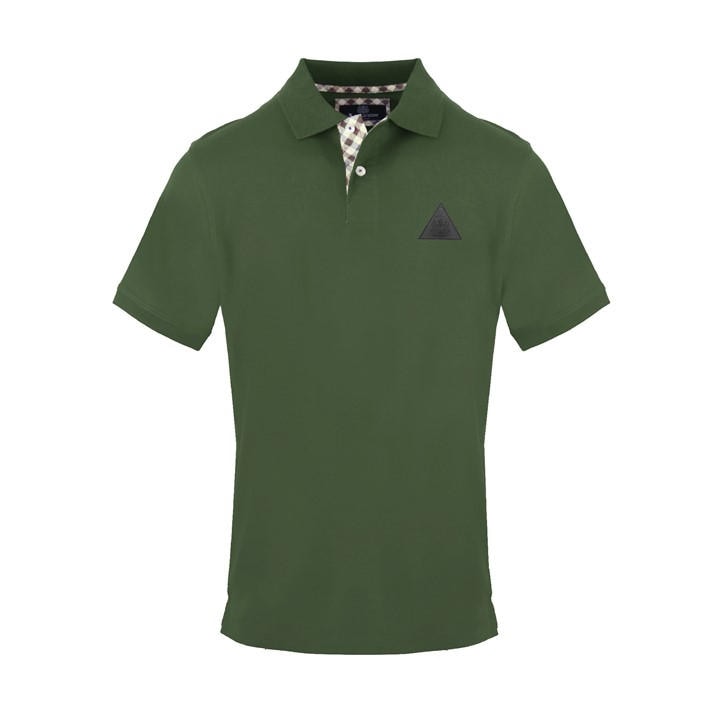 Aquascutum Men' Green Polo Short Sleeve Polo Shirt in Size S, Sports Direct
