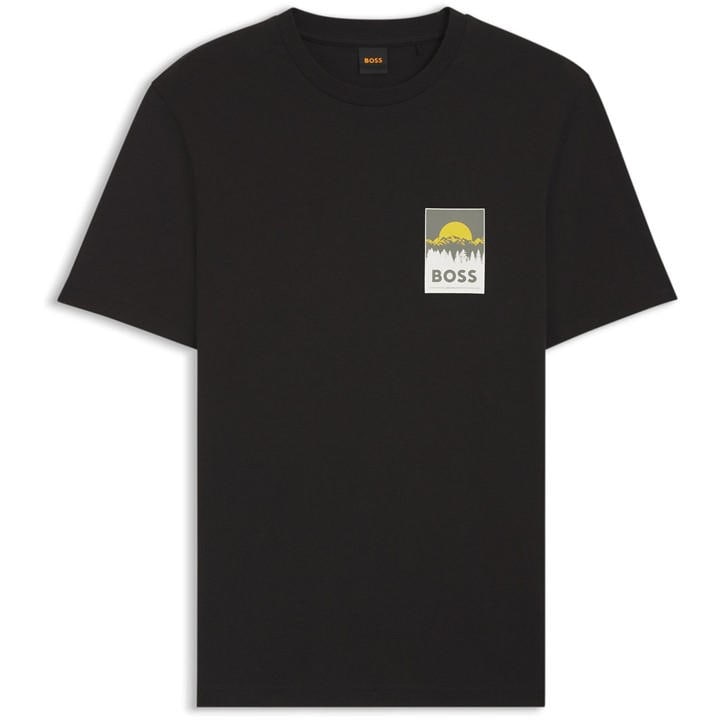 Boss Men's Black Te Plain 10276582 01 Polo Shirt in Size 2XL, Sports Direct