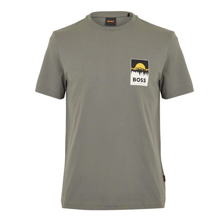 Boss Men's Grey Te Plain 10276582 01 Polo Shirt in Size L, Sports Direct