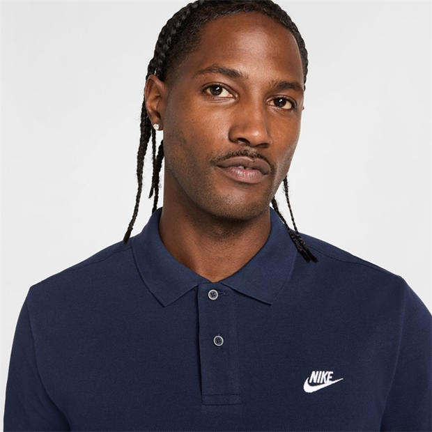 Obsidian/White - Nike - Match Up Polo Shirt Mens