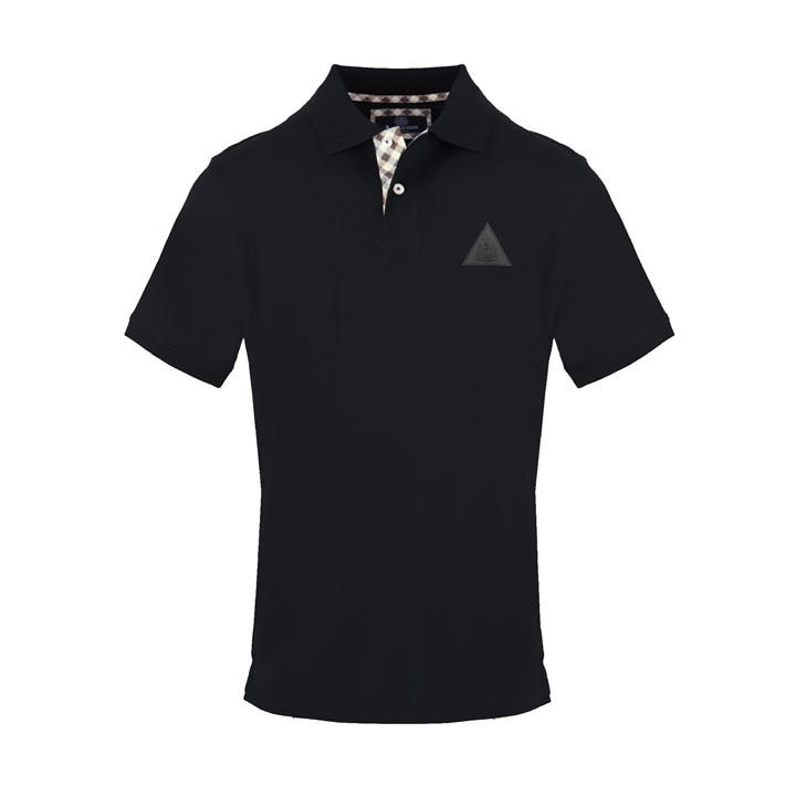 Aquascutum Men's Black Polo Short Sleeve Polo Shirt in Size M, Sports Direct