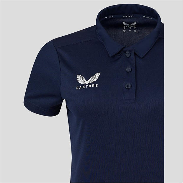 Peacoat - Castore - Women's Short Sleeve Polo Shirt