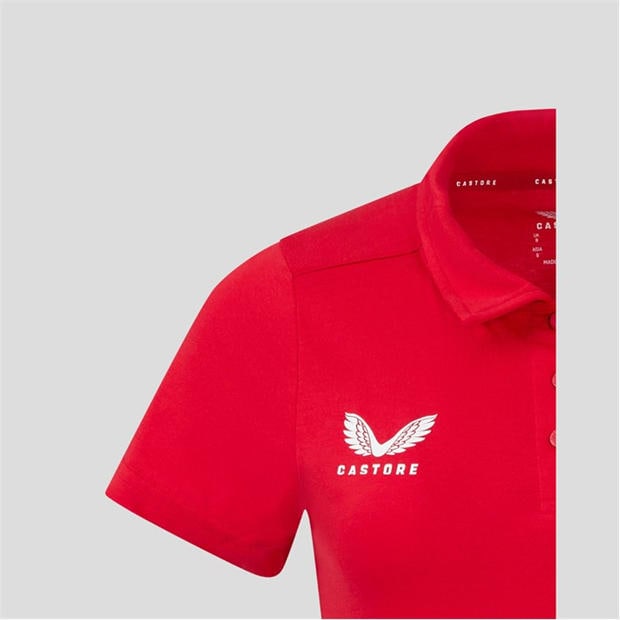 True Red - Castore - Women's Short Sleeve Polo Shirt