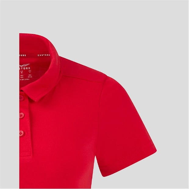 True Red - Castore - Women's Short Sleeve Polo Shirt