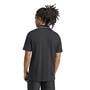 Black/White - adidas - Essentials Small Logo Piqué Polo Shirt Mens