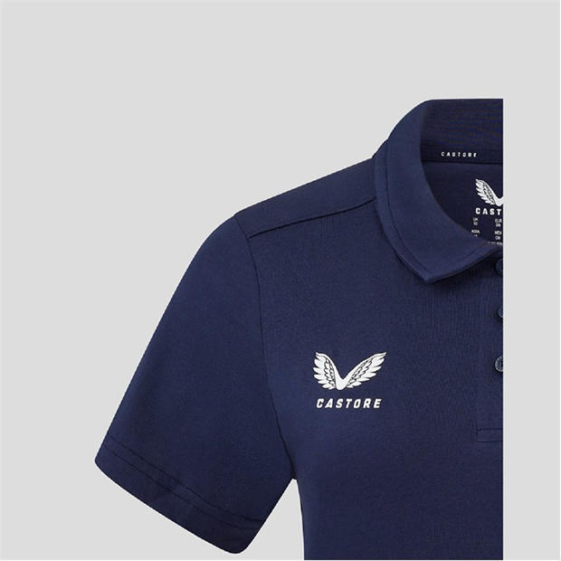 Peacoat - Castore - Women's Short Sleeve Polo Shirt