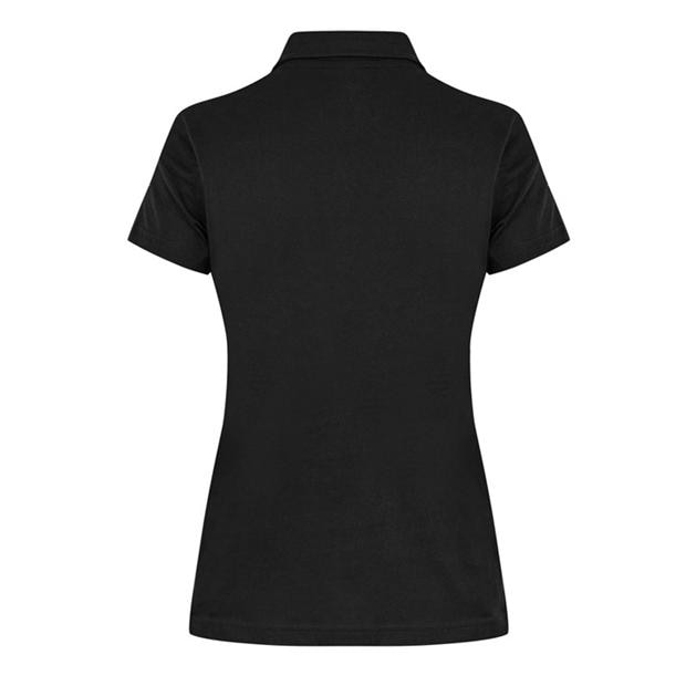 Caviar Black - Castore - Women's Short Sleeve Polo Shirt