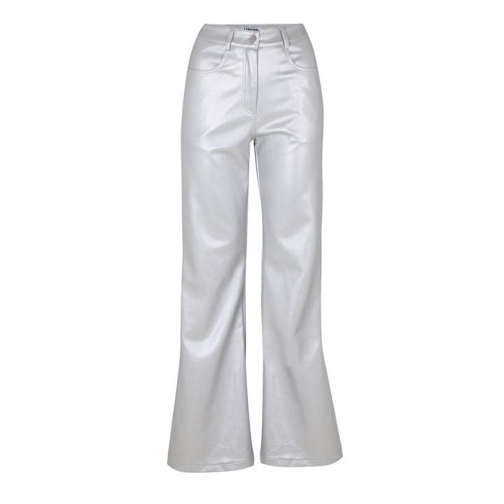 Amylynn Women's Silver Lupe Wd Straight Leg Trousers in Size 8, Sports Direct
