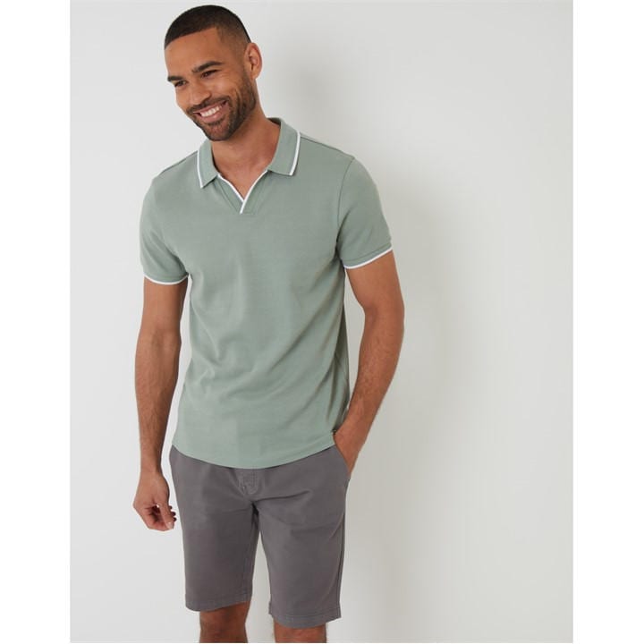 Threadbare Men's Green Marriage Short-Sleeve Polo Shirt in Size M, Sports Direct
