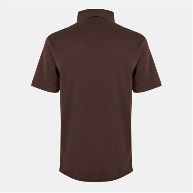 Dark Brown - Boss - Men's L Perry Short Sleeve Polo Shirt