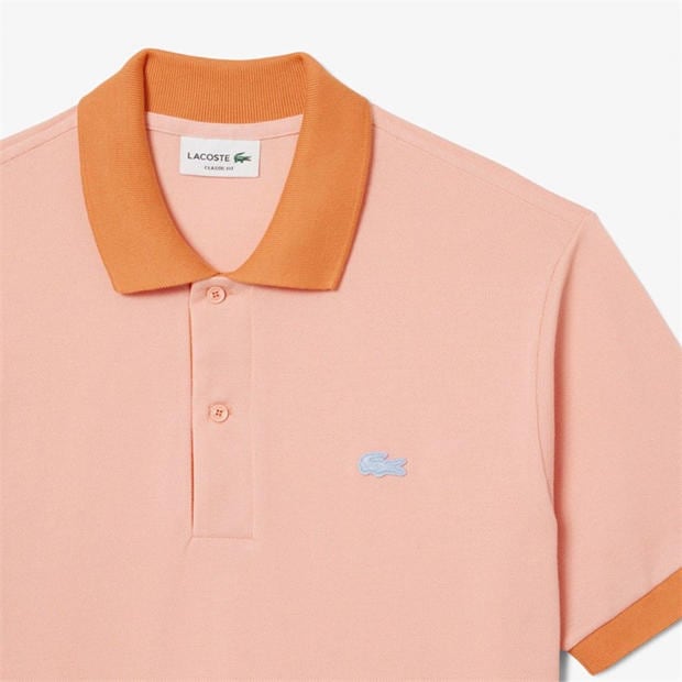 Pink 4HI - Lacoste - Men's Short Sleeve Polo Shirt