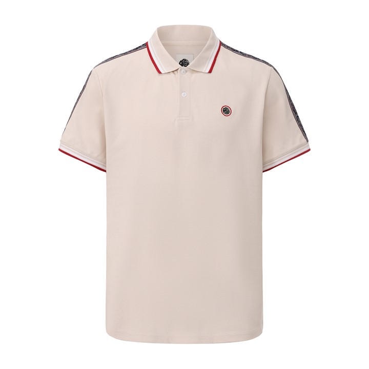Pretty Green Men's Grey Tape Polo in Size 2XL, Sports Direct