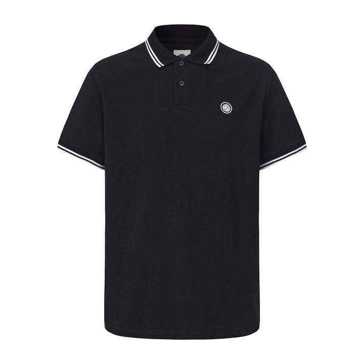 Pretty Green Men's Black Tipped Polo in Size L, Sports Direct