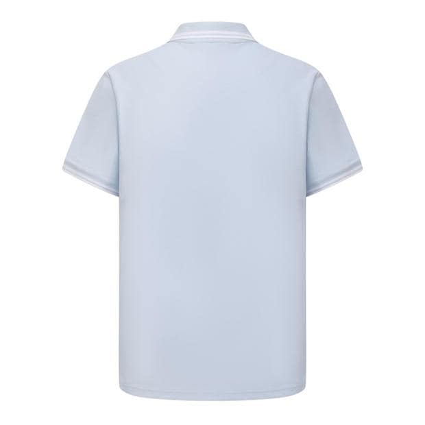 Light Blue - Pretty Green - Tipped Polo Mens