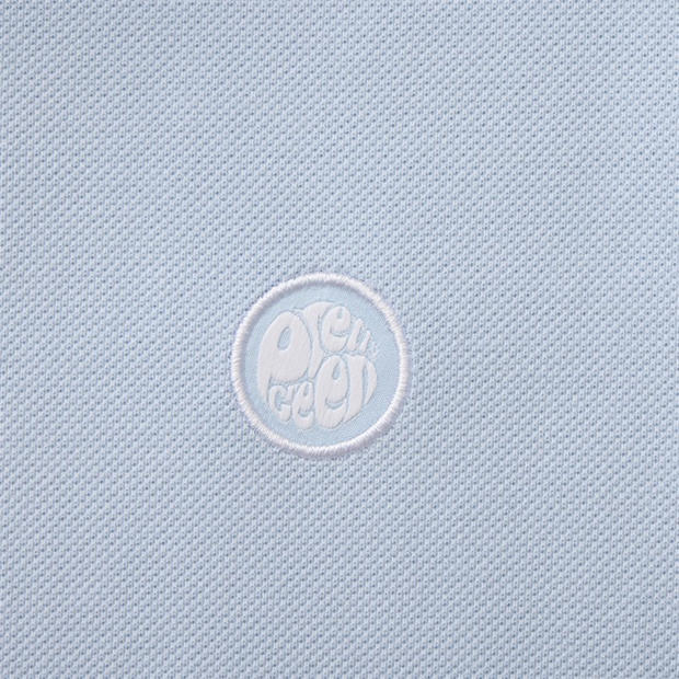 Light Blue - Pretty Green - Tipped Polo Mens