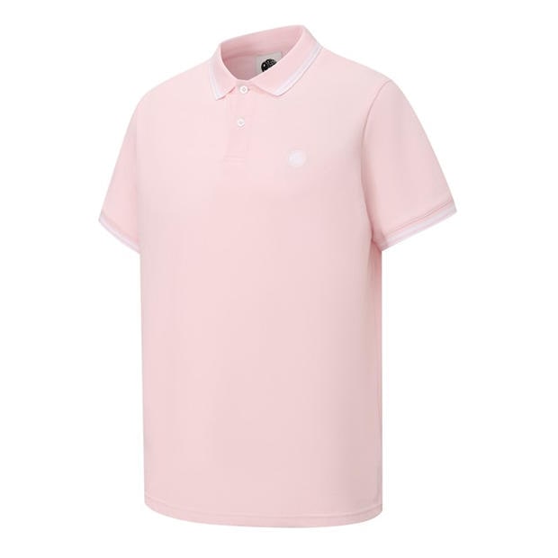 Light Pink - Pretty Green - Tipped Polo Mens