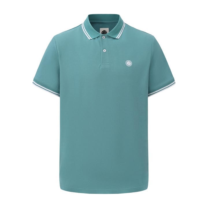 Pretty Green Men' Blue Tipped Polo in Size S, Sports Direct
