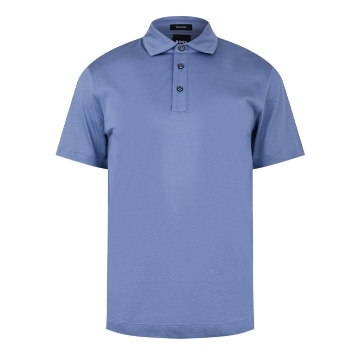 Boss Men' Blue Press 50 Polo Shirt For in Size S, Sports Direct