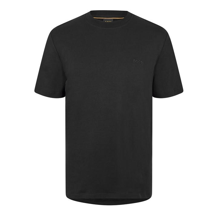 Boss Men's Black Te Interlock 10262456 01 Polo Shirt in Size 2XL, Sports Direct