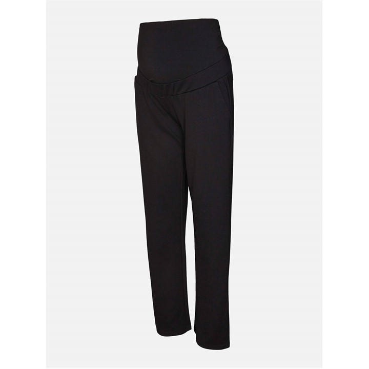 Mamalicious Women's Black Maternity Straight Leg Trousers in Size 10, Sports Direct
