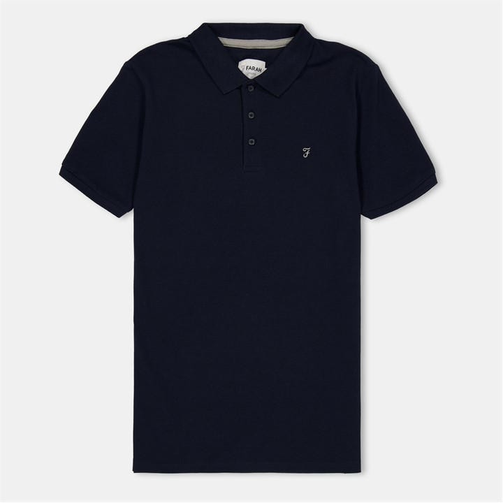 Farah  Kids Blue ' Bugsworth Short Sleeve Polo Shirt in Size 5 - 6 Years, Sports Direct
