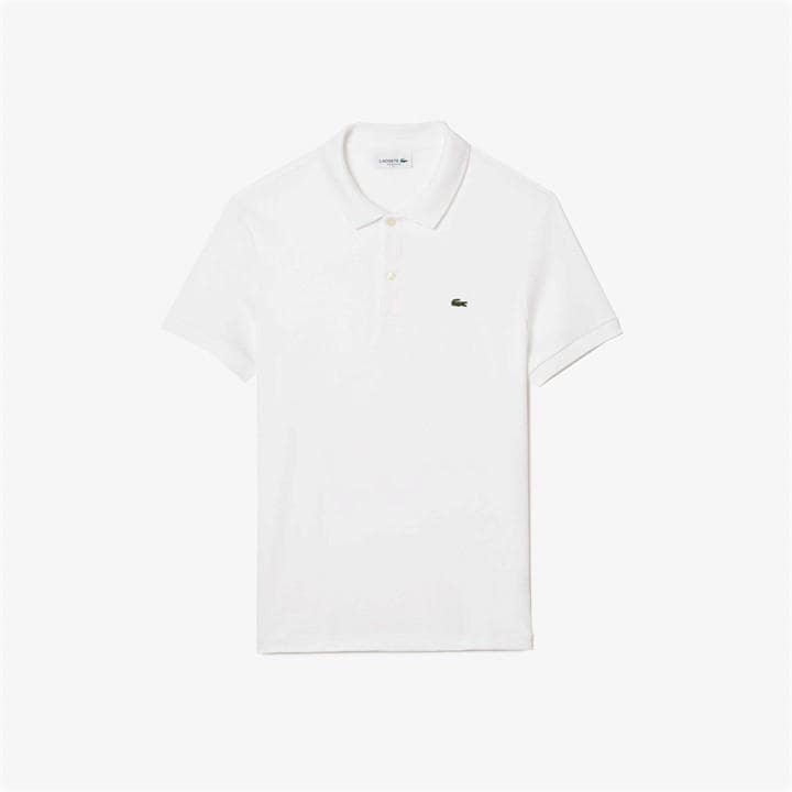 Lacoste Men' White Pima Polo Shirt in Size S, Sports Direct