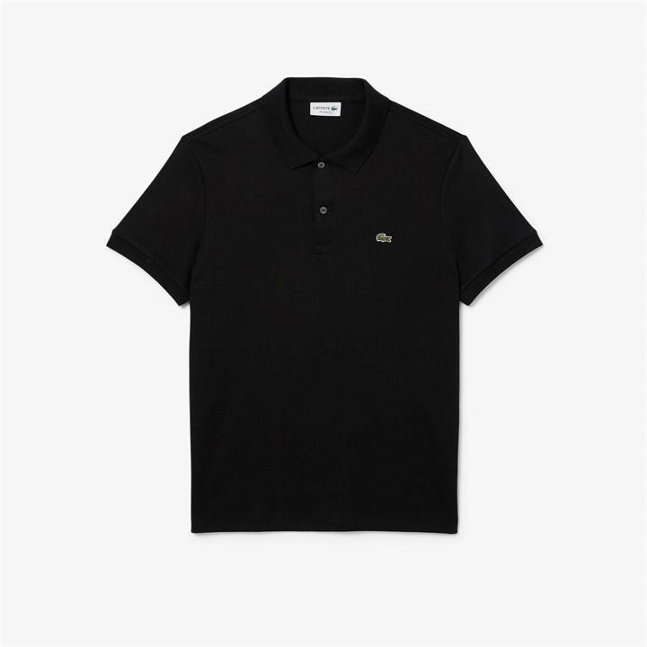Lacoste Men' Black Pima Polo Shirt in Size S, Sports Direct
