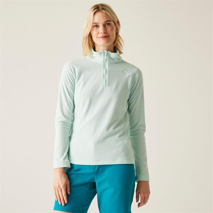 Regatta Women's Icy Morn/White Montes Half Zip Fleece in Size 16, Sports Direct