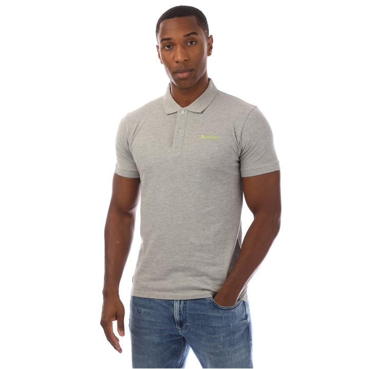 Aquascutum Men's Grey Short-Sleeve Polo in Size M, Sports Direct