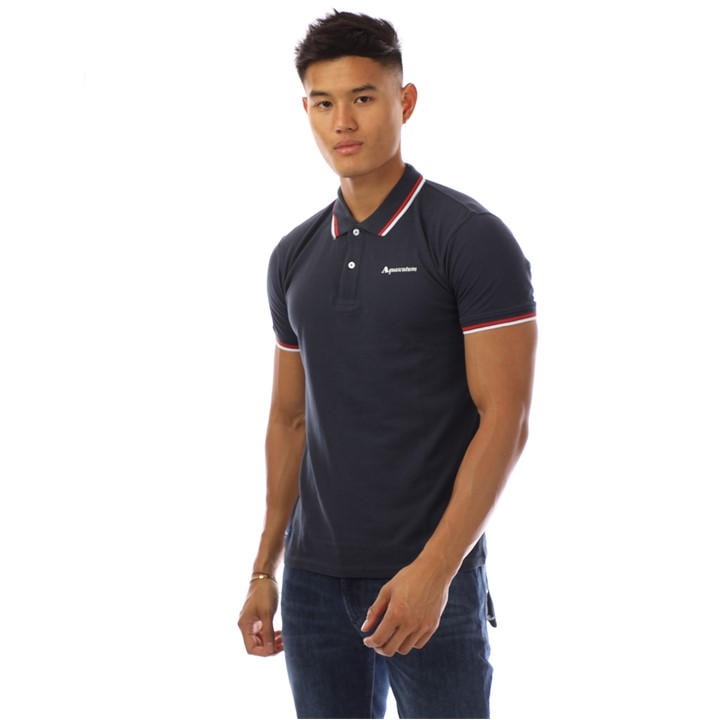 Aquascutum Men's  Logo Polo Shirt in Size L, Sports Direct