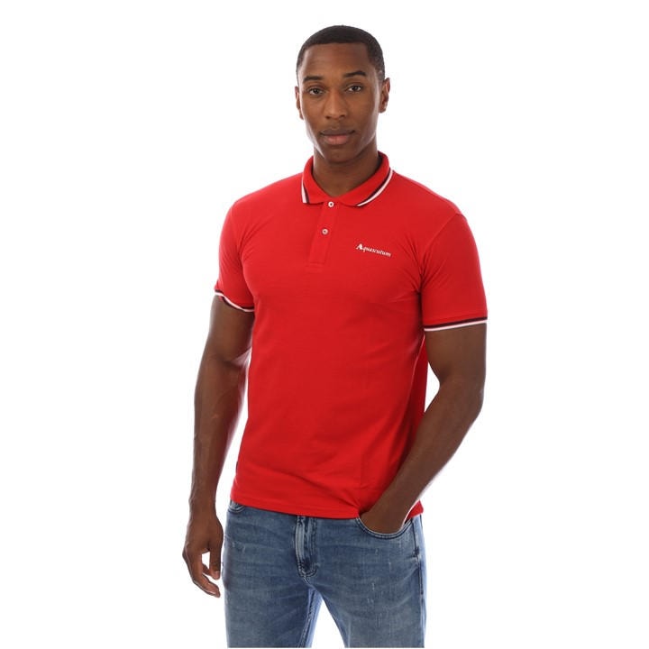 Aquascutum Men's  Logo Polo Shirt in Size 2XL, Sports Direct