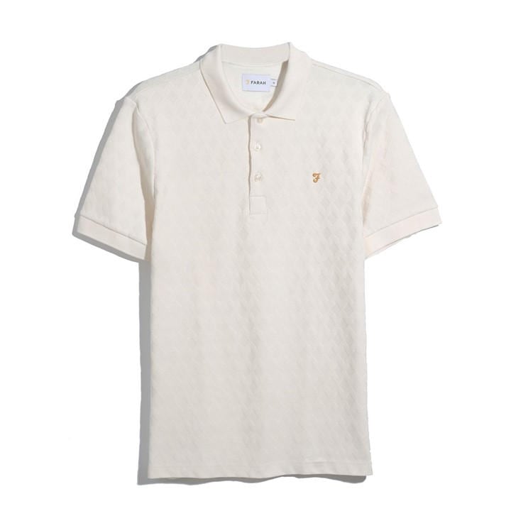 Farah Men's White Short Sleeve Polo Shirt in Size XL, Sports Direct