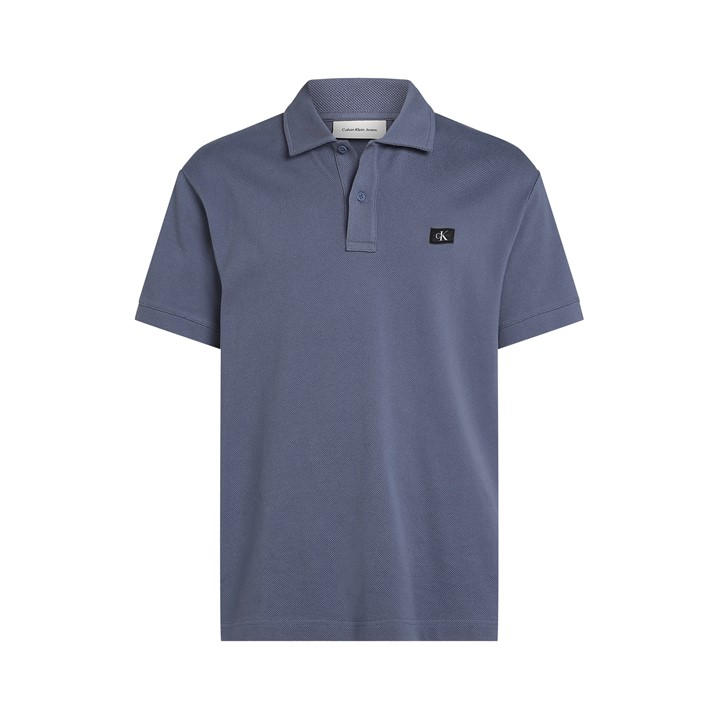 Calvin Klein Jeans Men's Grey Short-Sleeve Polo Shirt in Size XL, Sports Direct