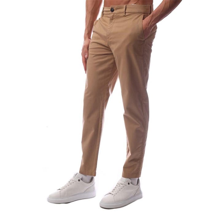 Boss Women's Beige Straight Leg Trousers in Size 14, Sports Direct