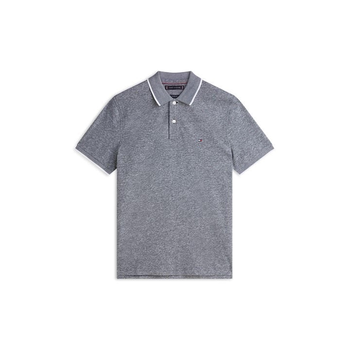 Tommy Hilfiger Men's Blue Short Sleeve Polo Shirt in Size L, Sports Direct